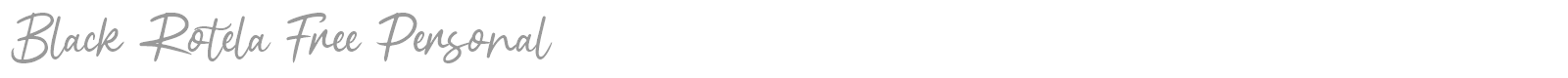 Black Rotela font preview